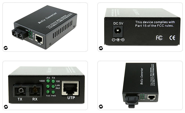 Bộ chuyển đổi quang điện 10/100/1000M 2 sợi quang chính hãng Cablexa