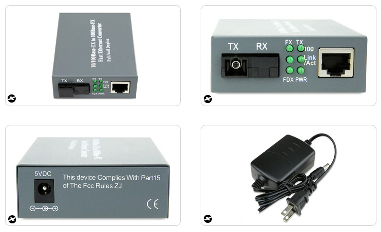 Bộ chuyển đổi quang điện 10/100M 1 sợi